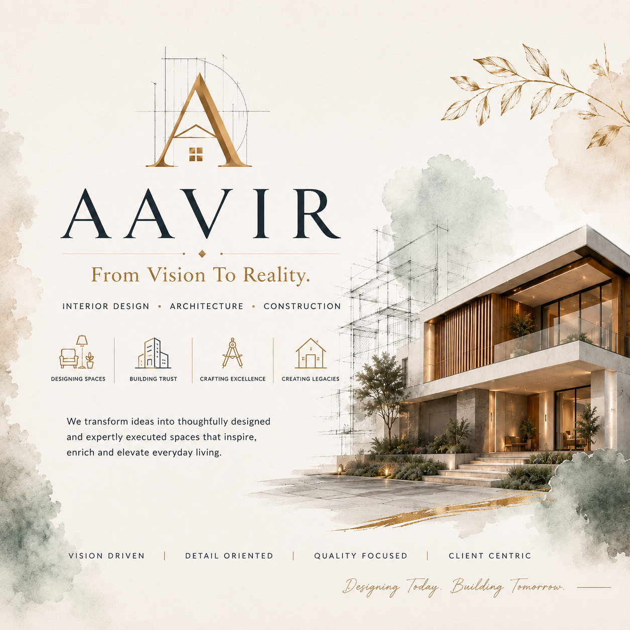 Aavir real estate branding kit